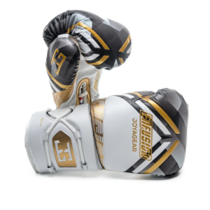 Enfusion X JOYA Boxing Gloves White/Gold - Laces