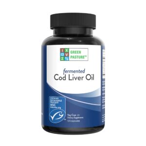 Green Pasture Fermented Cod Liver Oil, 120 capsules