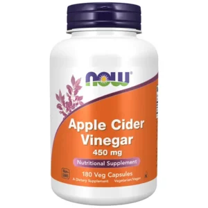 NOW Foods Apple Cider Vinegar, 450 mg, 180 capsules