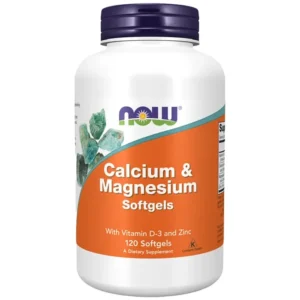 NOW Foods Calcium & Magnesium met Vitamine D-3 en Zink, 120 softgels