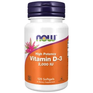 NOW Foods Vitamin D3 2000 IU, 120 softgels