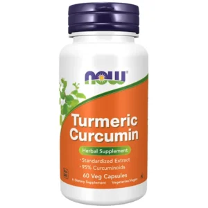 NOW Foods Turmeric Curcumin, 60 vegcaps