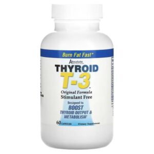Absolute Nutrition Thyroid T3™, 60 capsules