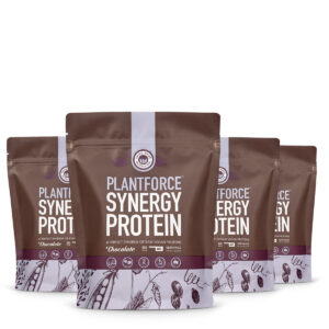 Synergy Protein chocolade, 4 x 800 g bundel